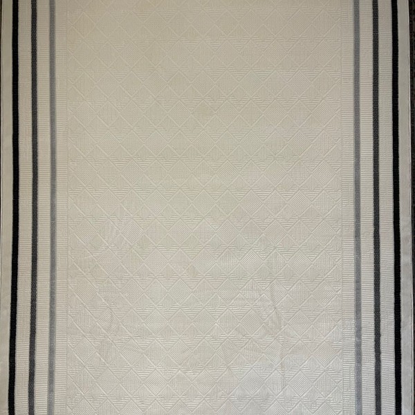 Turkish rug Victoria frame 38247A cream black size 300*400