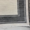 سجاد تركي اطار برواز فيكتوريا 41602A كريم اسود مقاس 250*350
