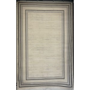 Turkish rug Victoria frame 41604A cream black size 300*400