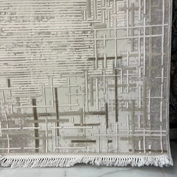 سجاد تركي فوج 36232A كريم بيج مقاس 250*350