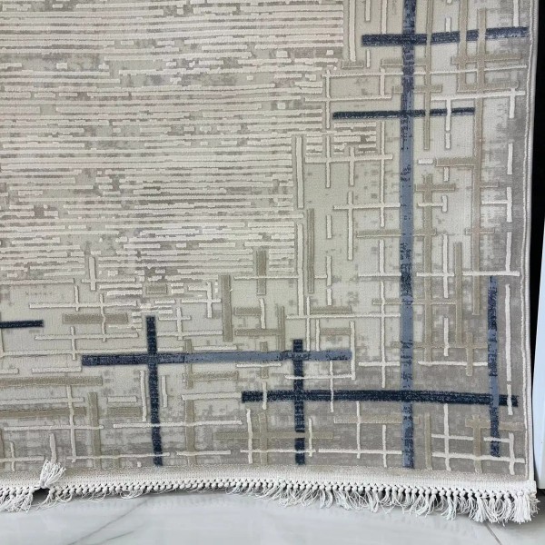 VOGUE Turkish rug 36232A Cream blue size 50*80