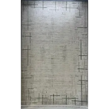 سجاد تركي فوج 36232A كريم رصاصي مقاس 300*400