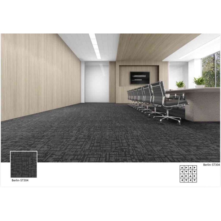 Berlin ST304 office tile carpet office flooring Berlin office tiles size 50*50