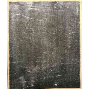 Plain gray Chinese rocky carpet 100*100