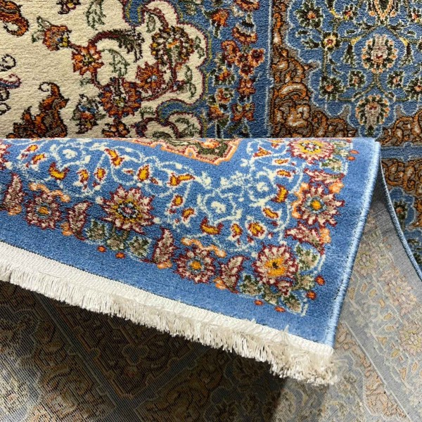 سجاد كرمان تركي HW47A سماوي مقاس 150*220