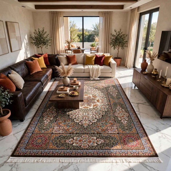 سجاد كرمان تركي HW47A بني مقاس 200*300