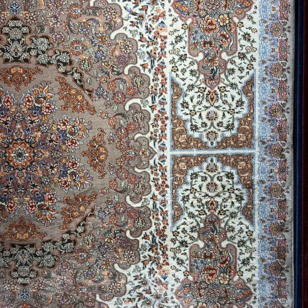 KERMAN Turkish Rug HW47A Sky cream Size 100*200
