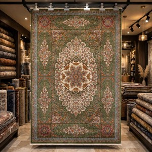 سجاد كرمان تركي HW47A اخضر مقاس 150*220