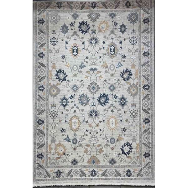 GRANADA Bohemian Turkish Carpet AH473 :MULTY CREAM 80x150 cm Small Rug