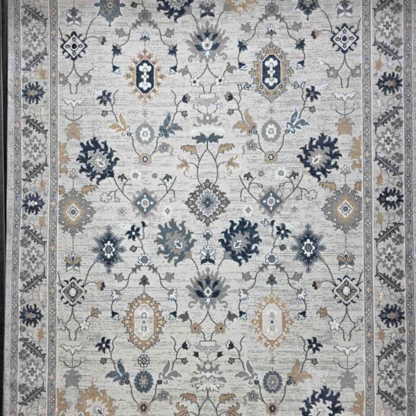 GRANADA Bohemian Turkish Carpet AH473 :MULTY CREAM 80x150 cm Small Rug