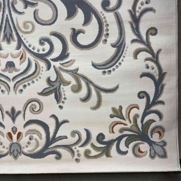 Turkish VELOURA Rug A454A Sky BLUE Size 50*80
