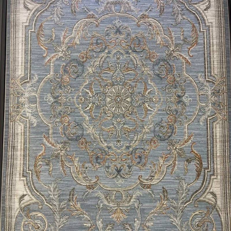 سجاد بوهيمي تركي اثينا 40083A سماوي مقاس 200*200