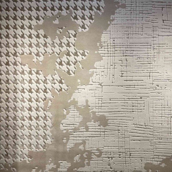 سجاد مودرن انتيك تركي N0628C بيج غامق مقاس 250*350