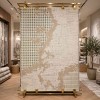 سجاد مودرن انتيك تركي N0628C اخضر مقاس 100*300