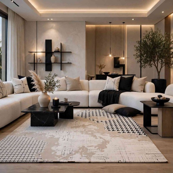 سجاد مودرن انتيك تركي N0628C ميكس مقاس 250*350