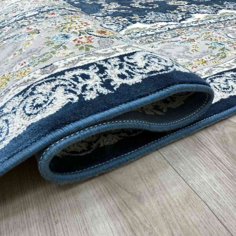 Iranian Persian carpet sky blue color size 200*300