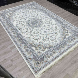 سجاد ايراني عجمي لون كريم مقاس 200*300