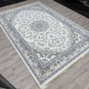 سجاد ايراني عجمي لون كريم مقاس 300*400