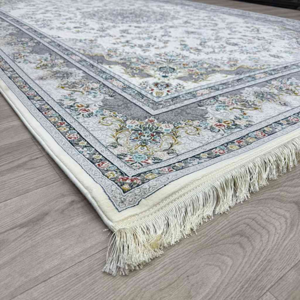 سجاد ايراني عجمي لون كريم مقاس 200*300