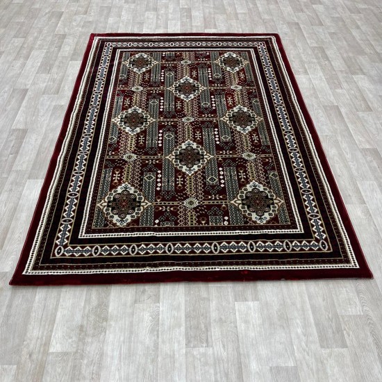 Turkish Bukhara carpet p0856 red size 100*200 Turkish Bukhara carpet p0856 red size 100*200