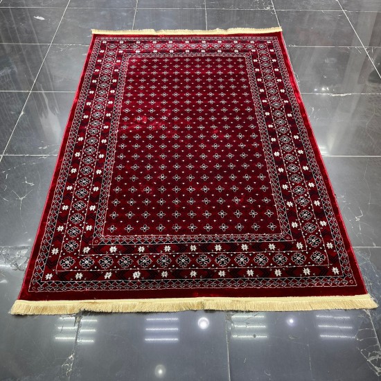 Turkish Bukhara carpet 0608 red size 150*220
