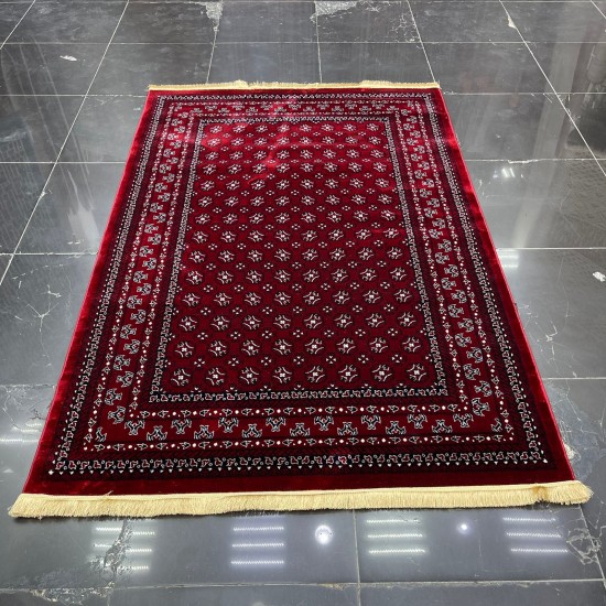 سجاد بخارى تركي 749 احمر مقاس 150*220