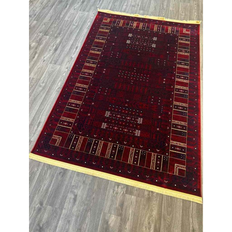 Turkish Bukhara carpet p1056 red size 80*150