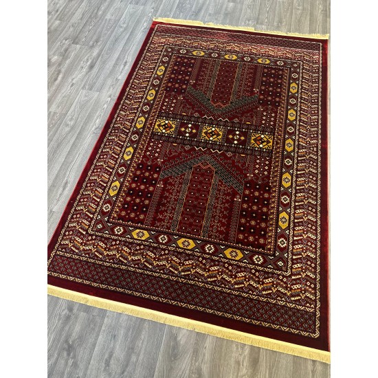 Turkish Bukhara carpet P1138 red size 80*150