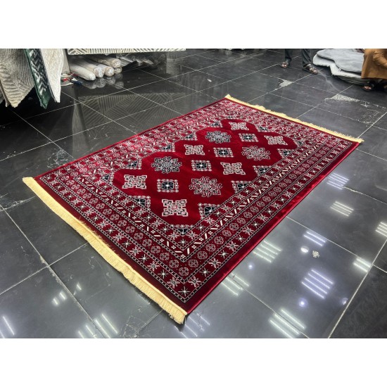 Turkish Bukhara carpet C389A red size 80*150