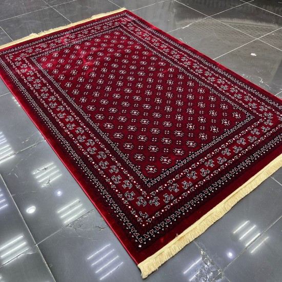 سجاد بخارى تركي 749 احمر مقاس 200*300