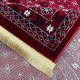 Turkish Bukhara carpet 0608 red size 150*220