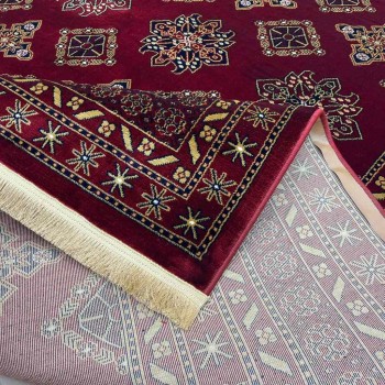 سجاد بخارى تركي C389A احمر مقاس 100*200