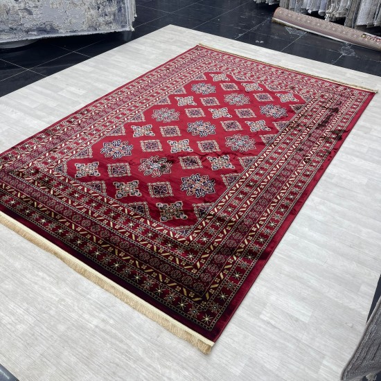 سجاد بخارى تركي C389A احمر مقاس 150*220