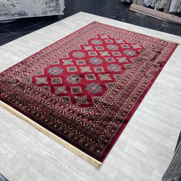 سجاد بخارى تركي p0822 احمر مقاس 100*300