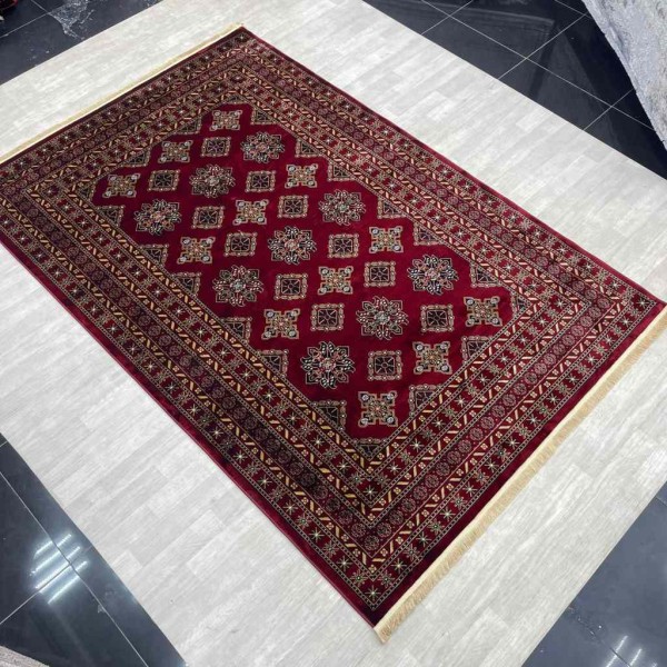سجاد بخارى تركي p0822 احمر مقاس 100*300