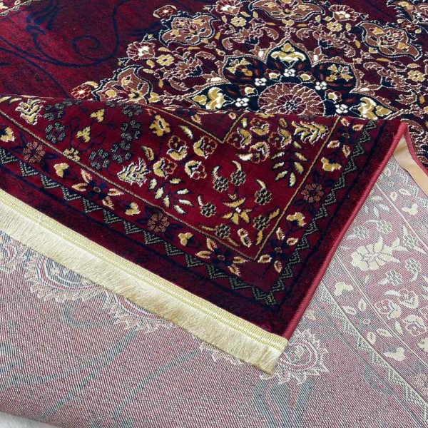 Turkish Bukhara carpet p0916 red size 100*200
