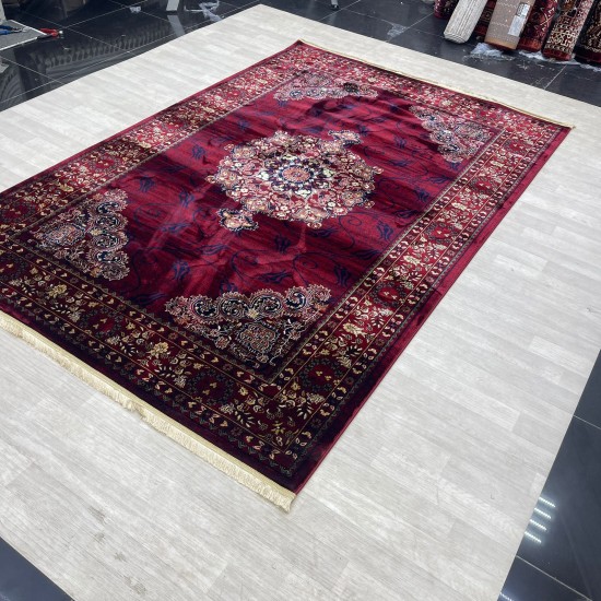 Turkish Bukhara carpet p0916 red size 400*500