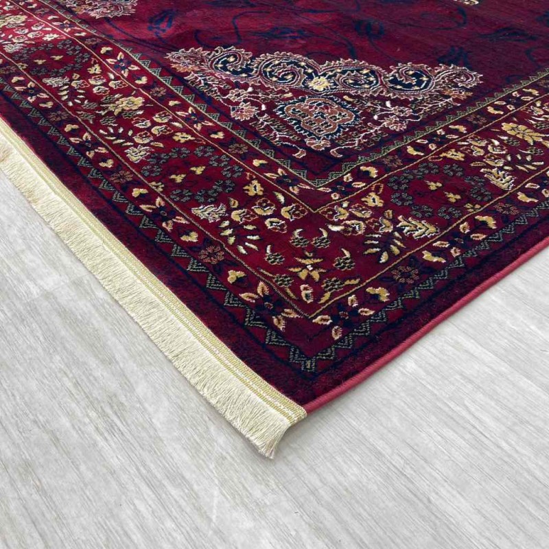 Turkish Bukhara carpet p0916 red size 100*200