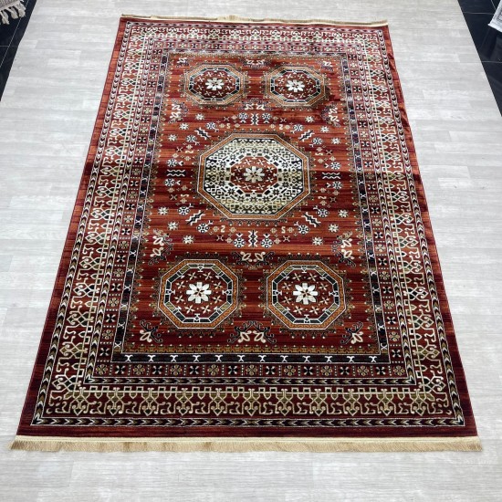 سجاد بخارى تركي p1137 احمر مقاس 250*350