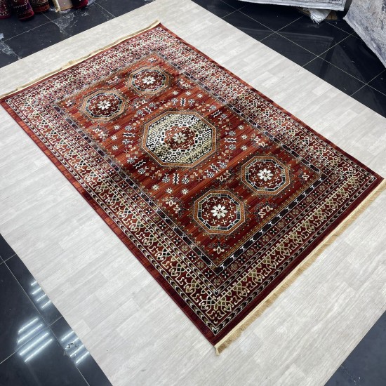 سجاد بخارى تركي p1137 احمر مقاس 250*350