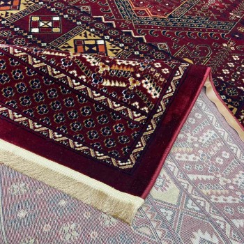 سجاد بخارى تركي P1138 احمر مقاس 100*300