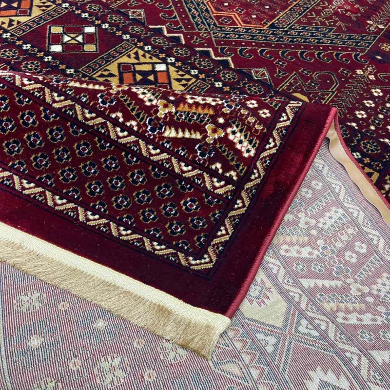 Turkish Bukhara carpet P1138 red size 100*300
