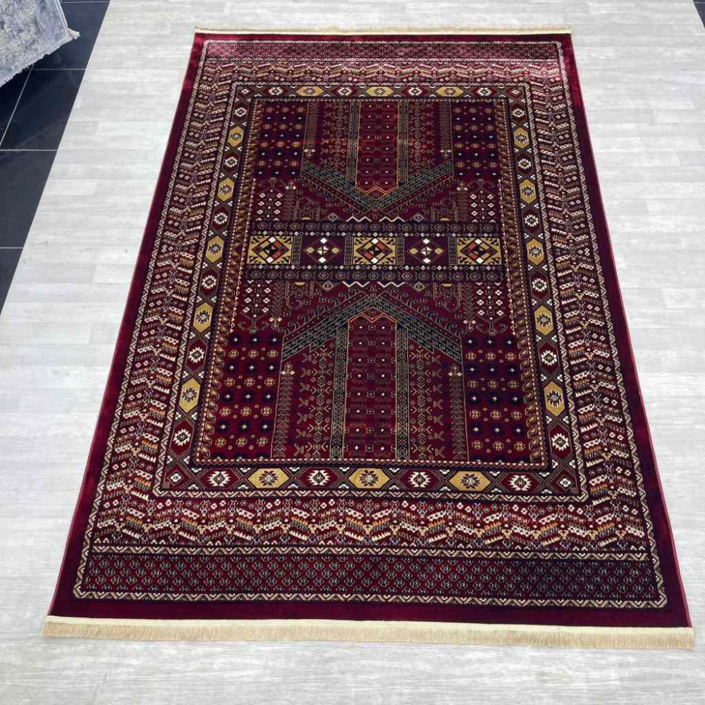 سجاد بخارى تركي P1138 احمر مقاس 100*300