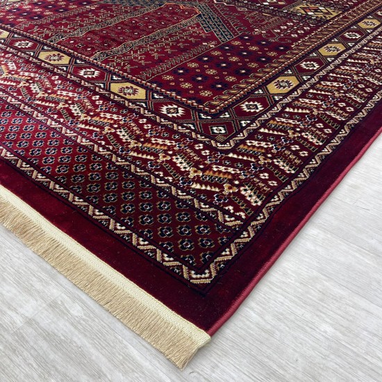 Turkish Bukhara carpet P1138 red size 80*150