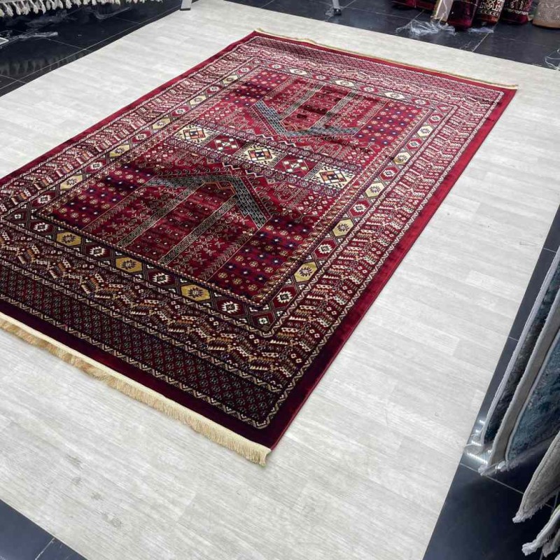 Turkish Bukhara carpet P1138 red size 100*300