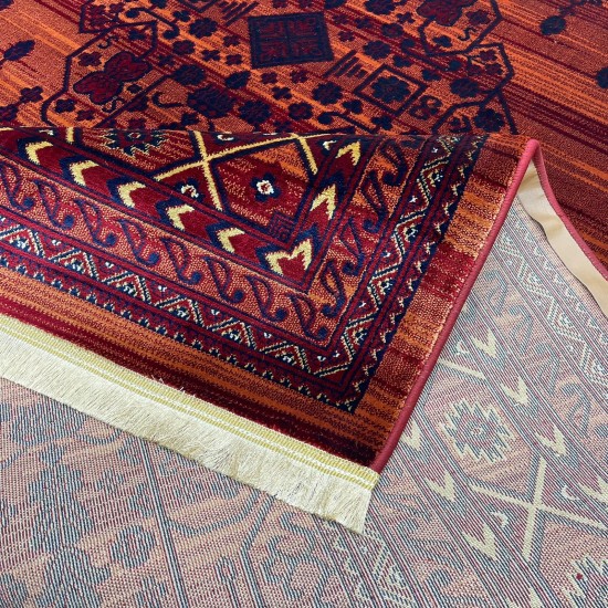 Turkish Bukhara carpet p1139 red size 300*400