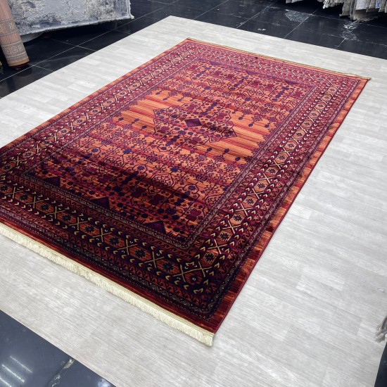 Turkish Bukhara carpet p1139 red size 300*400