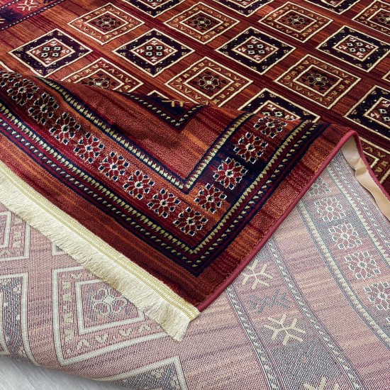 سجاد بخارى تركي p1140 احمر مقاس 250*350