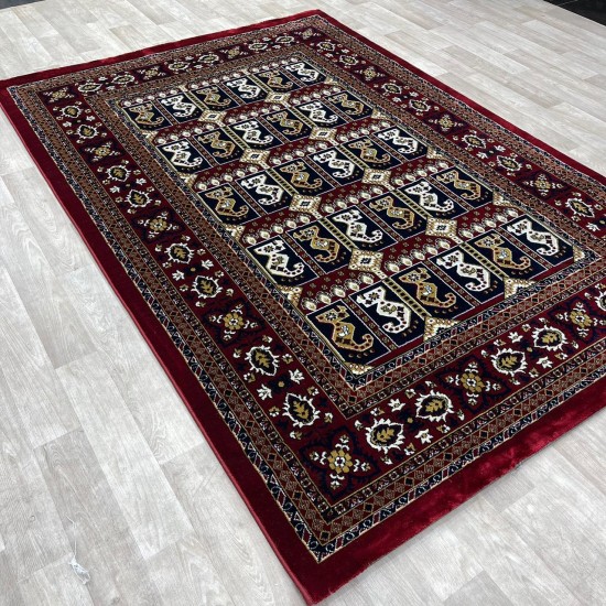 Turkish Bukhara carpet p0821 red size 100*200