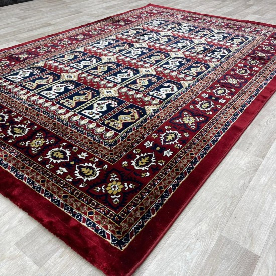 سجاد بخارى تركي p0821 احمر مقاس 150*220